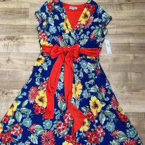 Vibrant Floral Dress